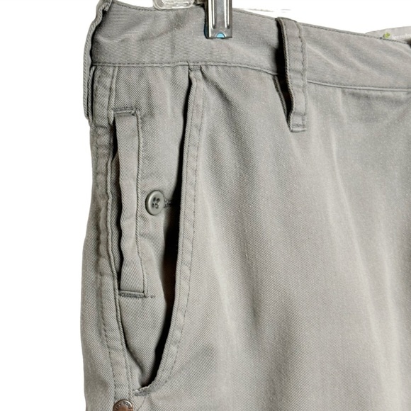 Horny Toad Mens Gray Shorts 12” Inseam Sz 32 - Picture 4 of 10